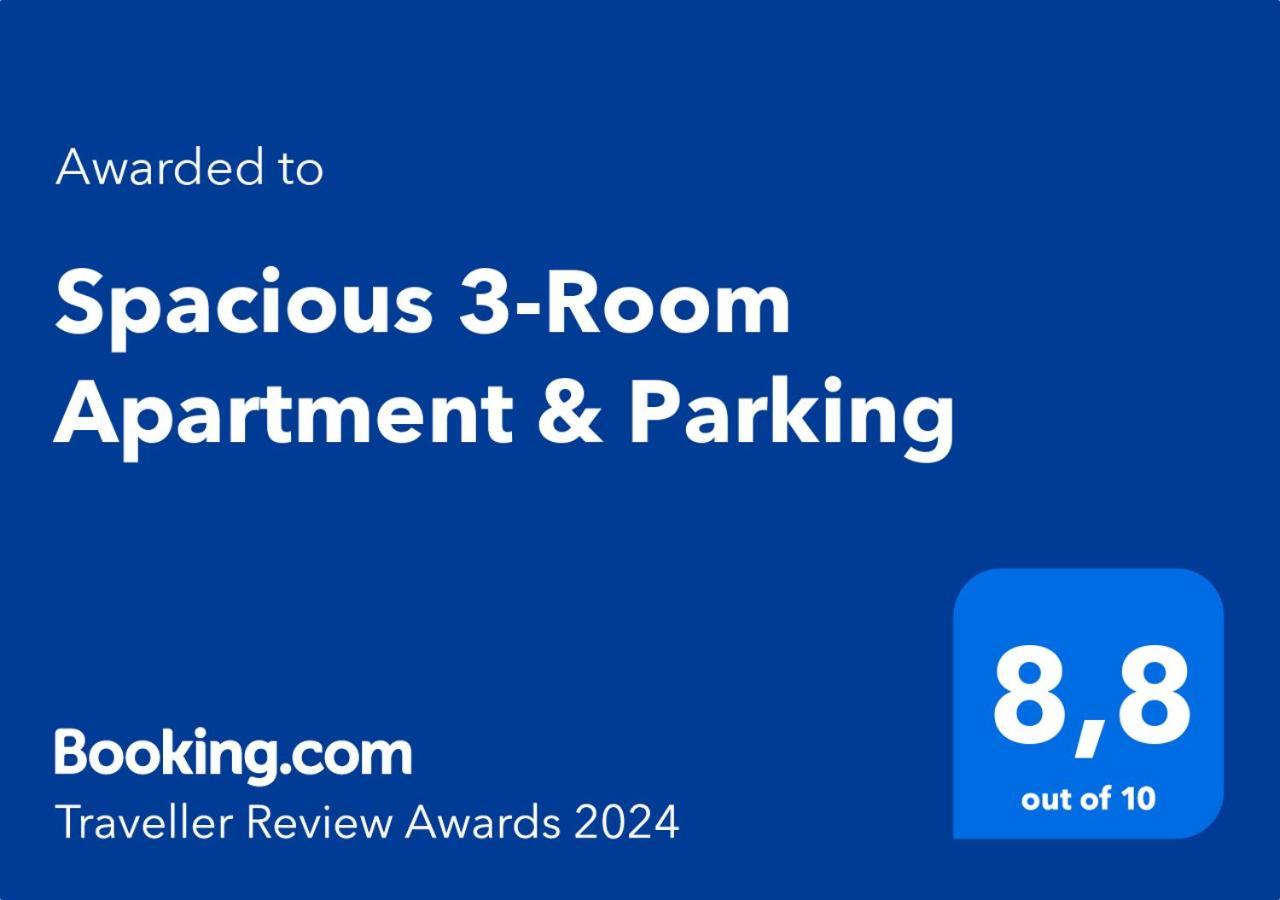 Spacious 3-Room Apartment & Parking Riga Exteriér fotografie